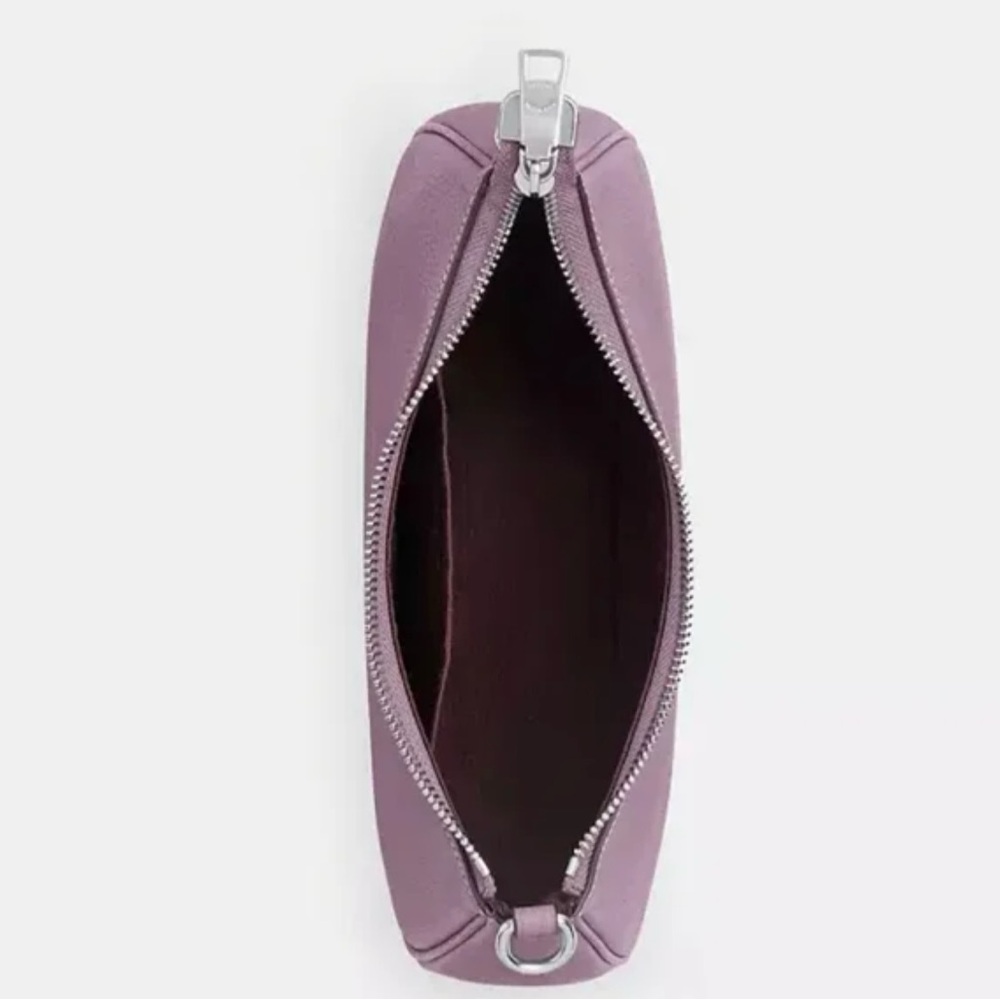Coach Purple Leather Shoulder Bag - Picture 3 of 6